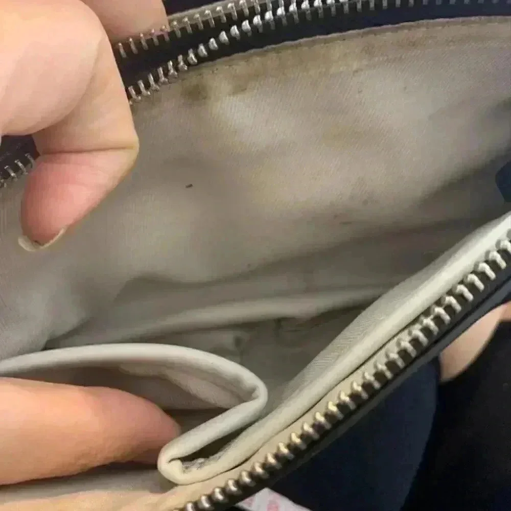 French connection vegan leather Reese trio clutch